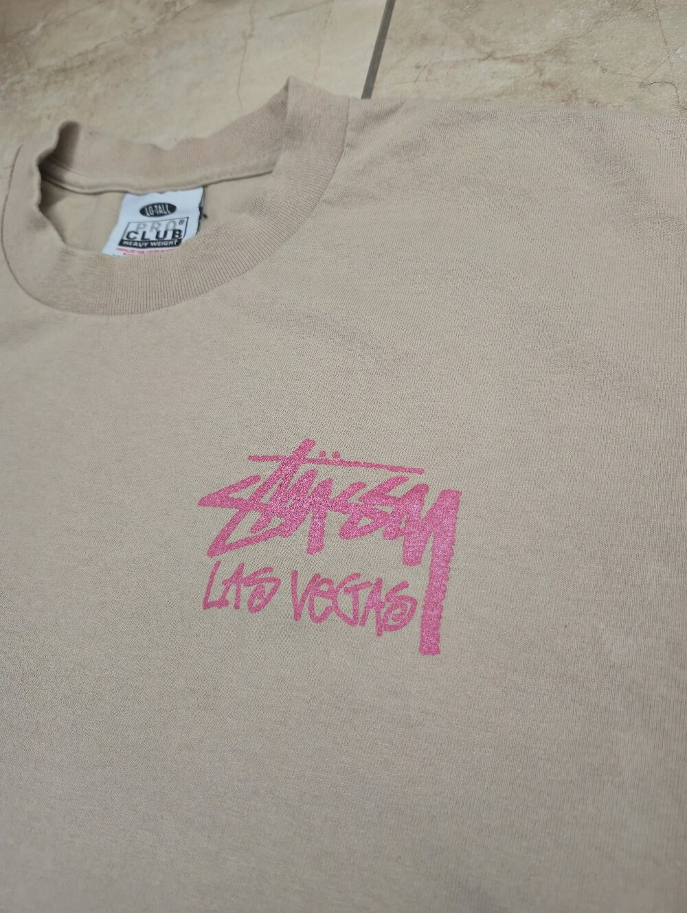 Stussy 'Las Vegas' *CUSTOM* Shirt Large Tall - Picture 4 of 10